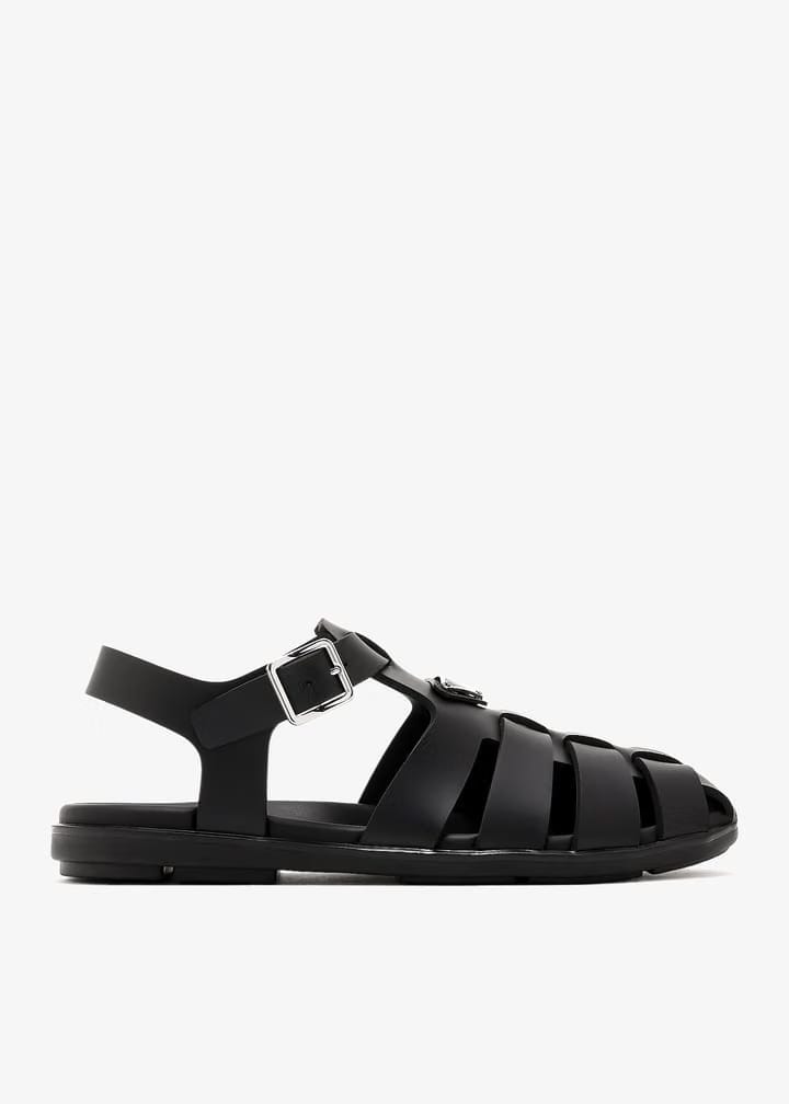 Prada Rubber fisherman sandals