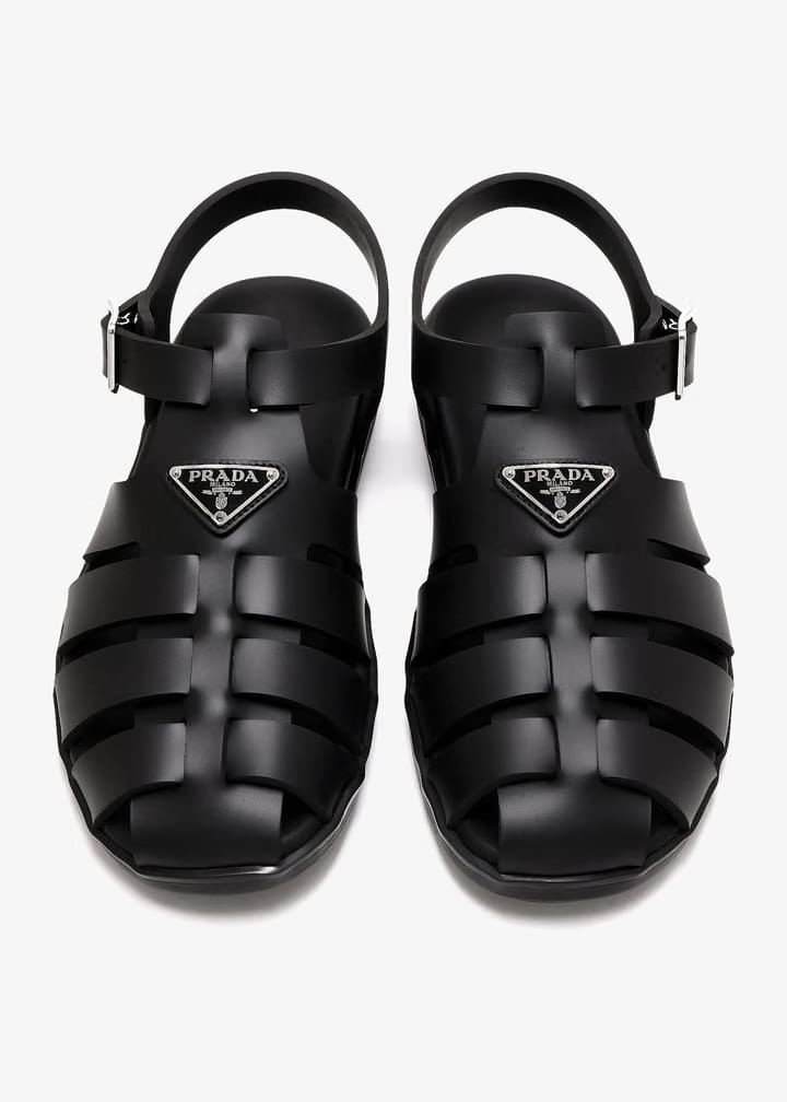 Prada Rubber fisherman sandals