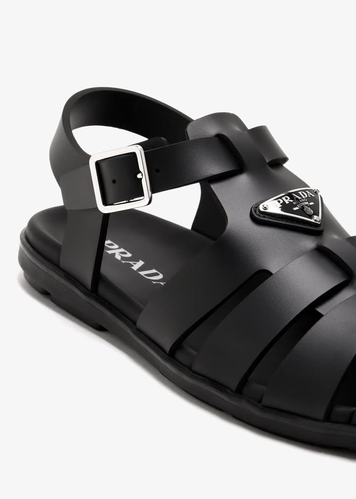 Prada Rubber fisherman sandals