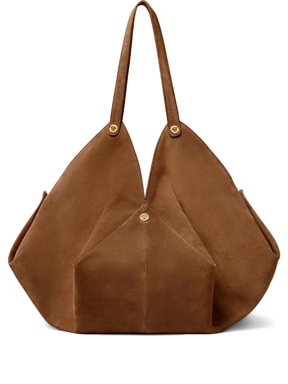 large Protea suede shoulder bag