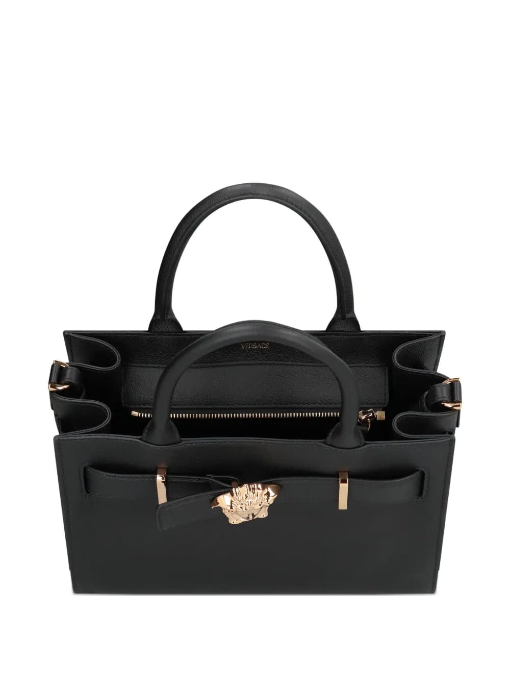 Medusa leather tote bag