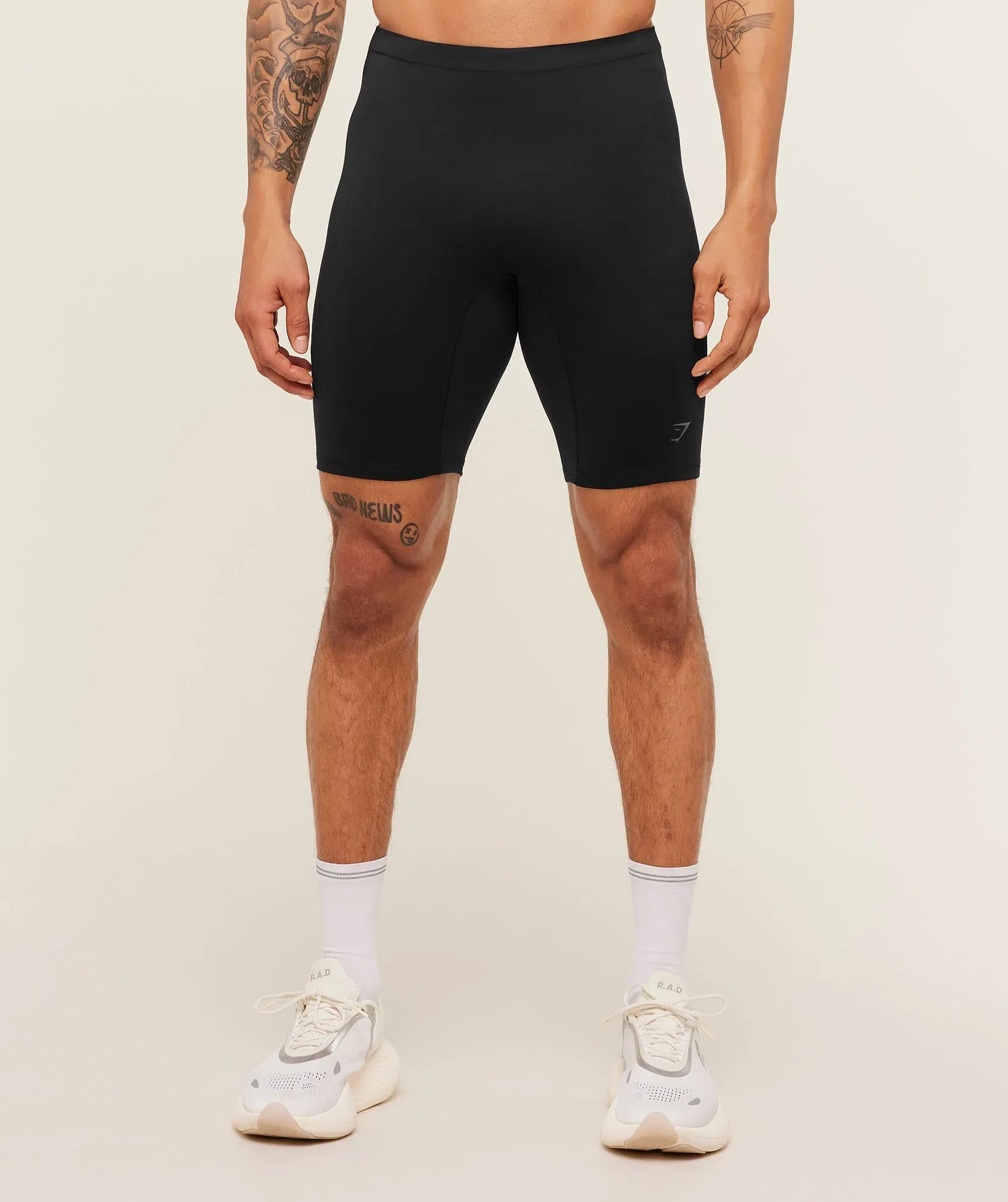 Gymshark Running Elite Race Half Tight - Black