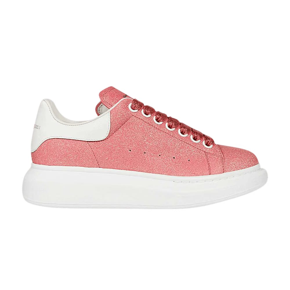 Alexander McQueen Wmns Oversized Sneaker 'Bright Glitter - Magnolia'