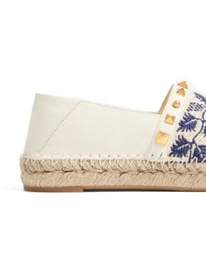 County Rockstud-detailgrape espadrilles
