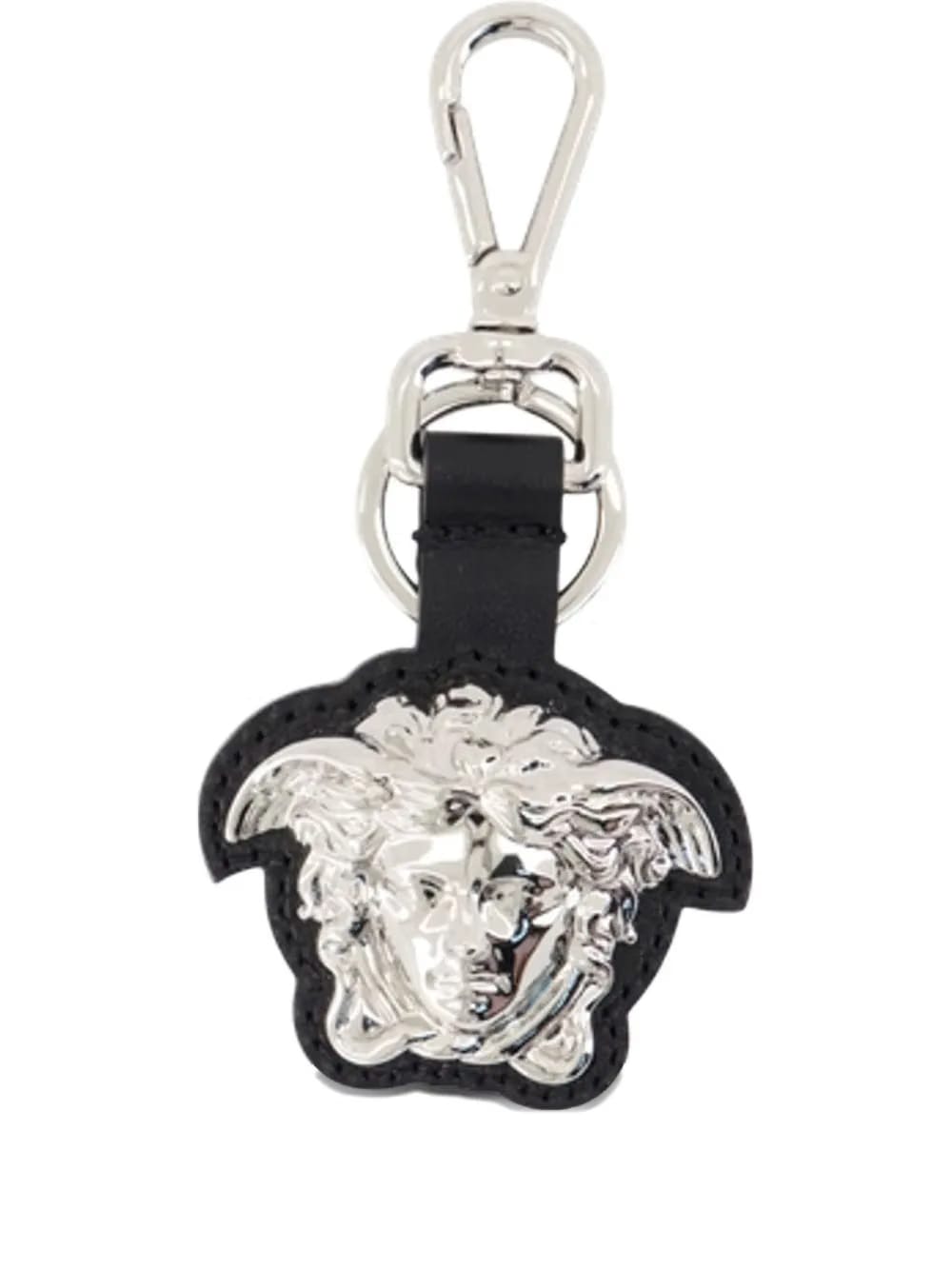 Medusa Head leather keyring
