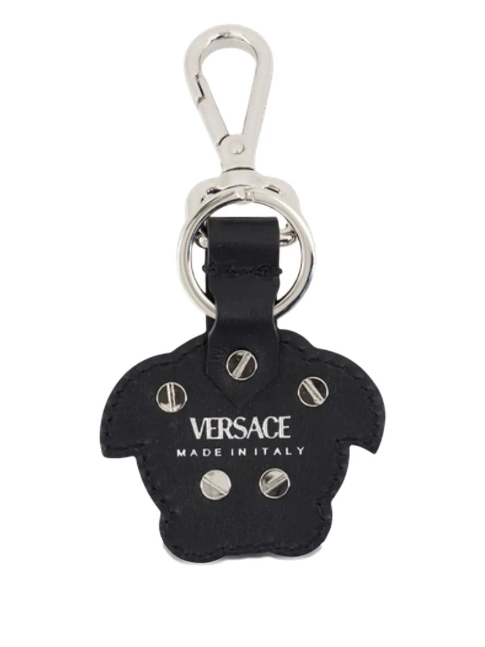 Medusa Head leather keyring