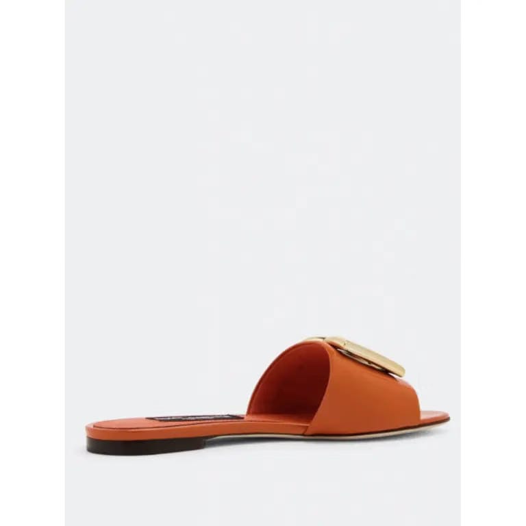 Luxury Orange DG Plaque Flat Sliders