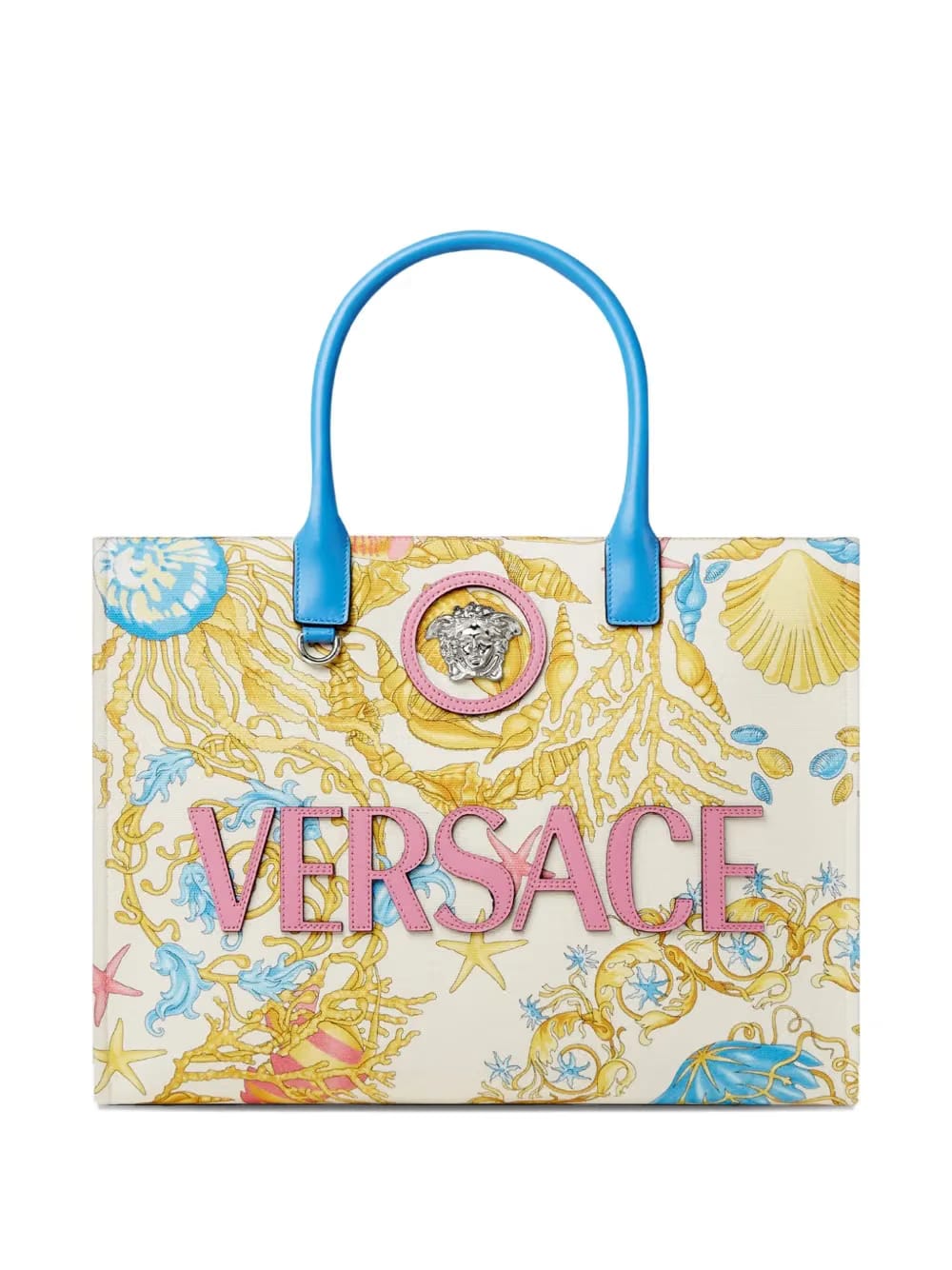 Underwater Barocco-pattern tote bag