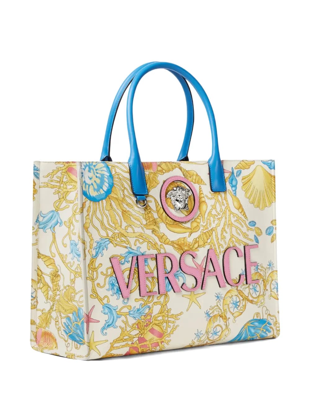 Underwater Barocco-pattern tote bag