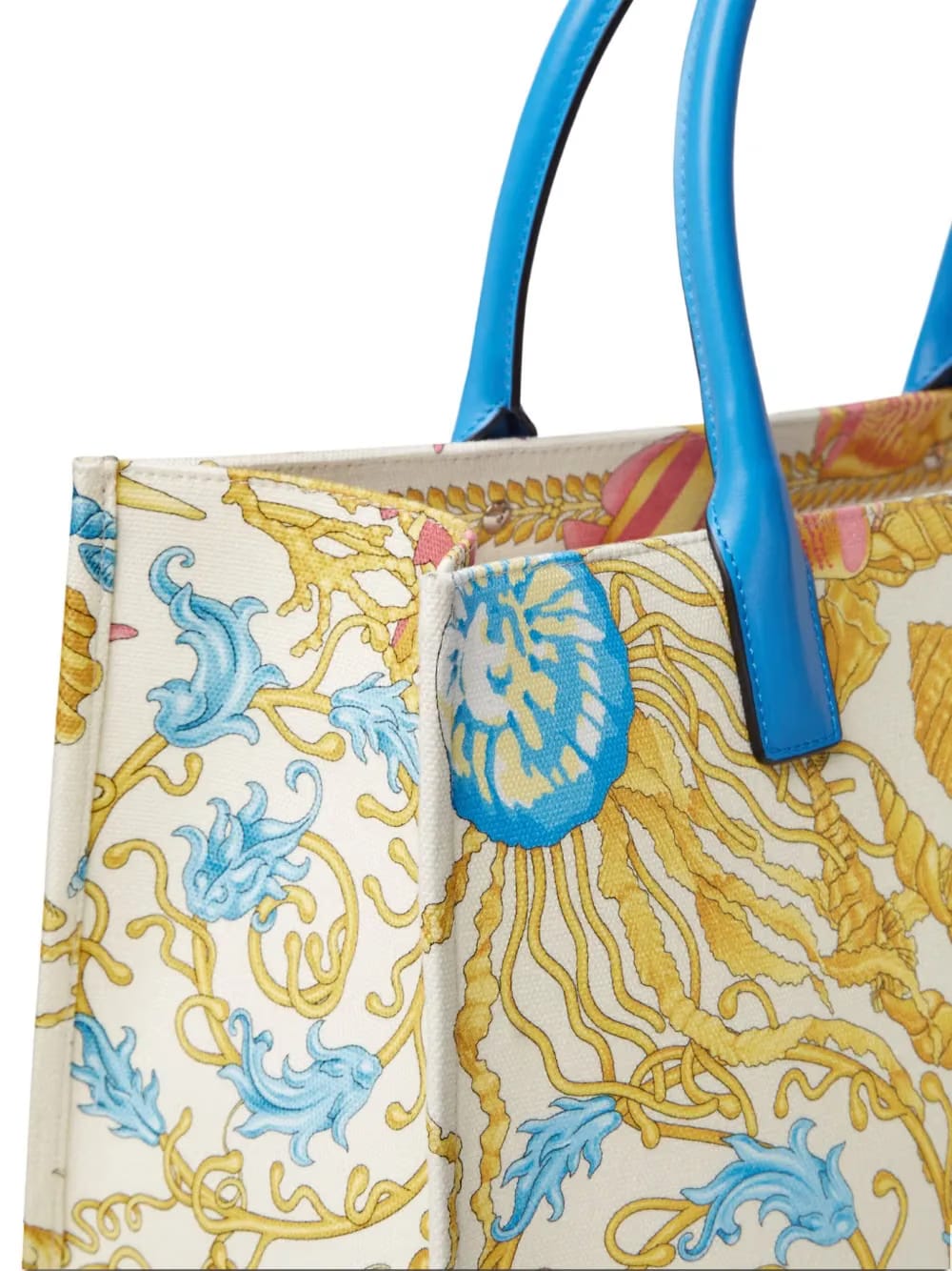 Underwater Barocco-pattern tote bag