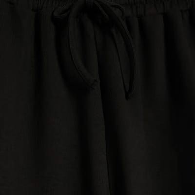 Black Side Tape Joggers