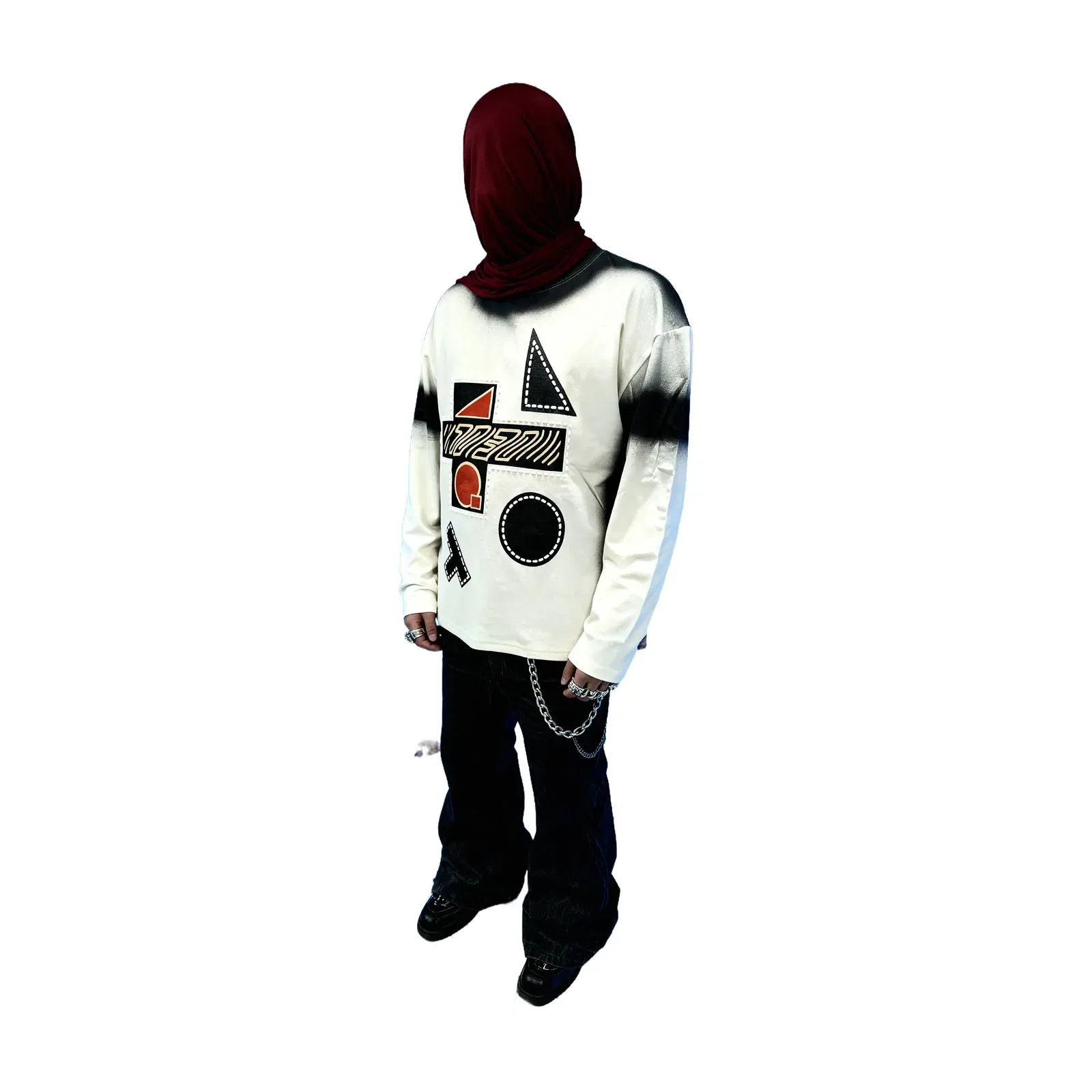 PUZZLED [BIKER FULL-SLEEVE T-SHIRT]
