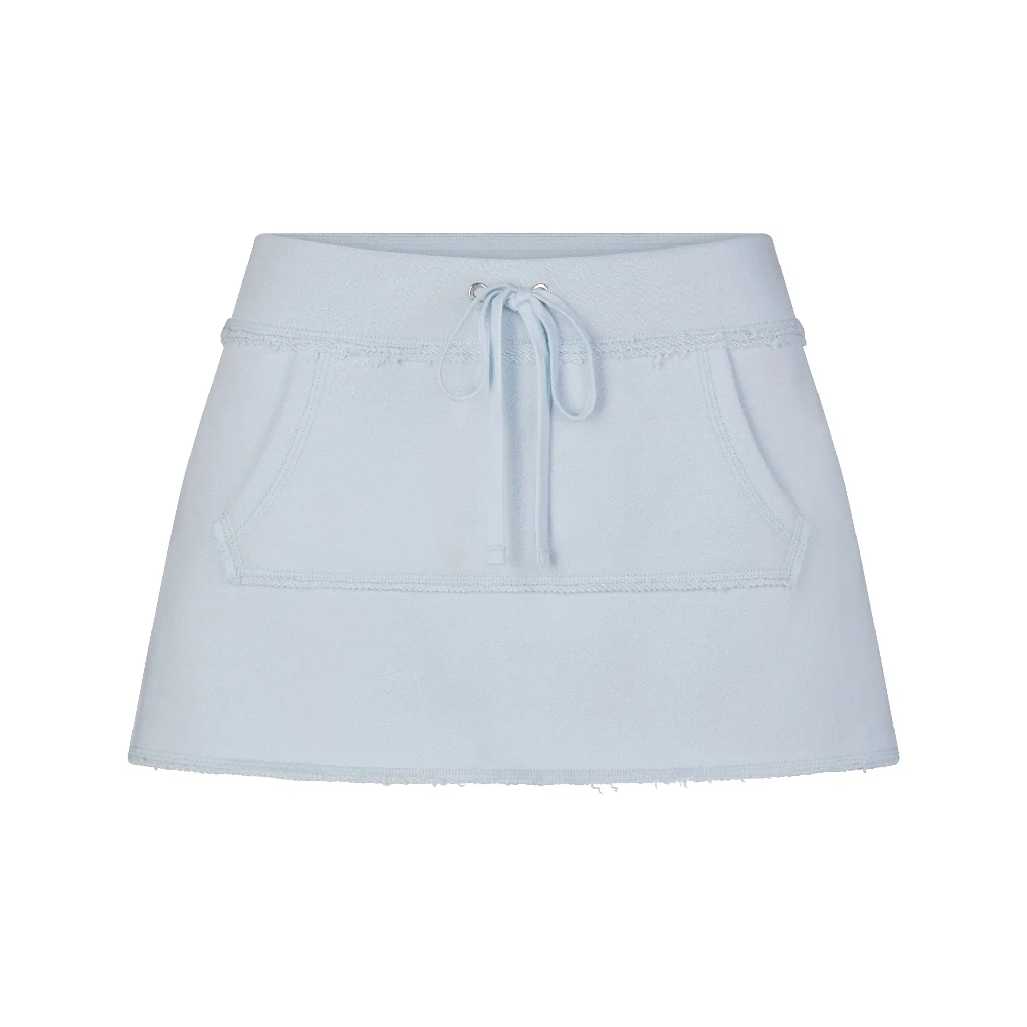 Drapey French Terry Mini Skirt