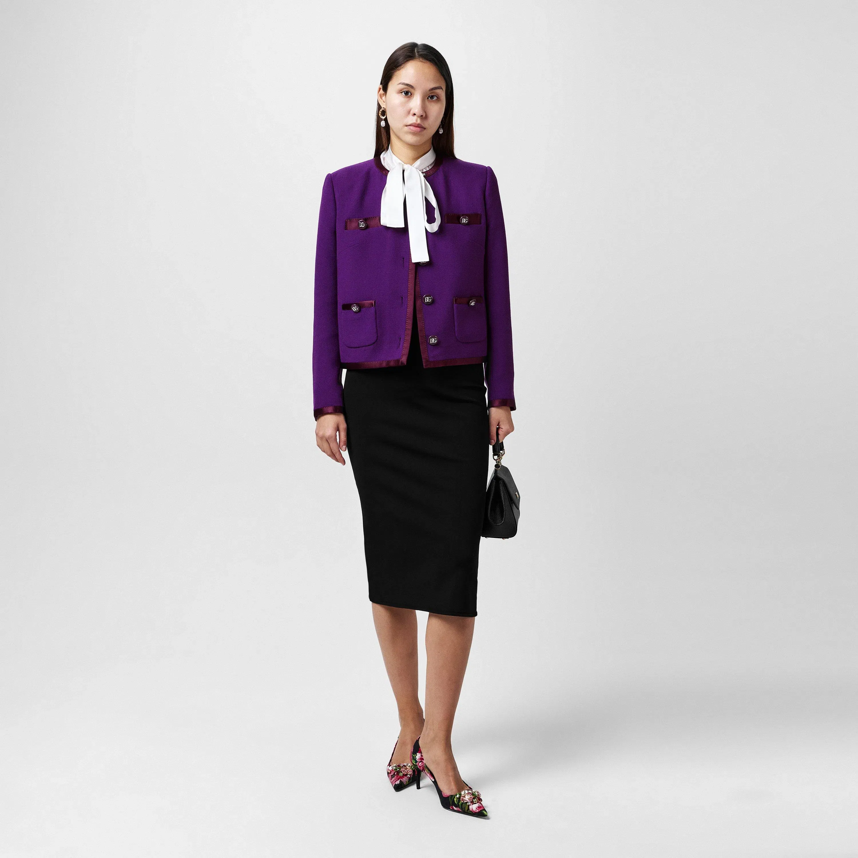 Wool Long Sleeve Overcoat