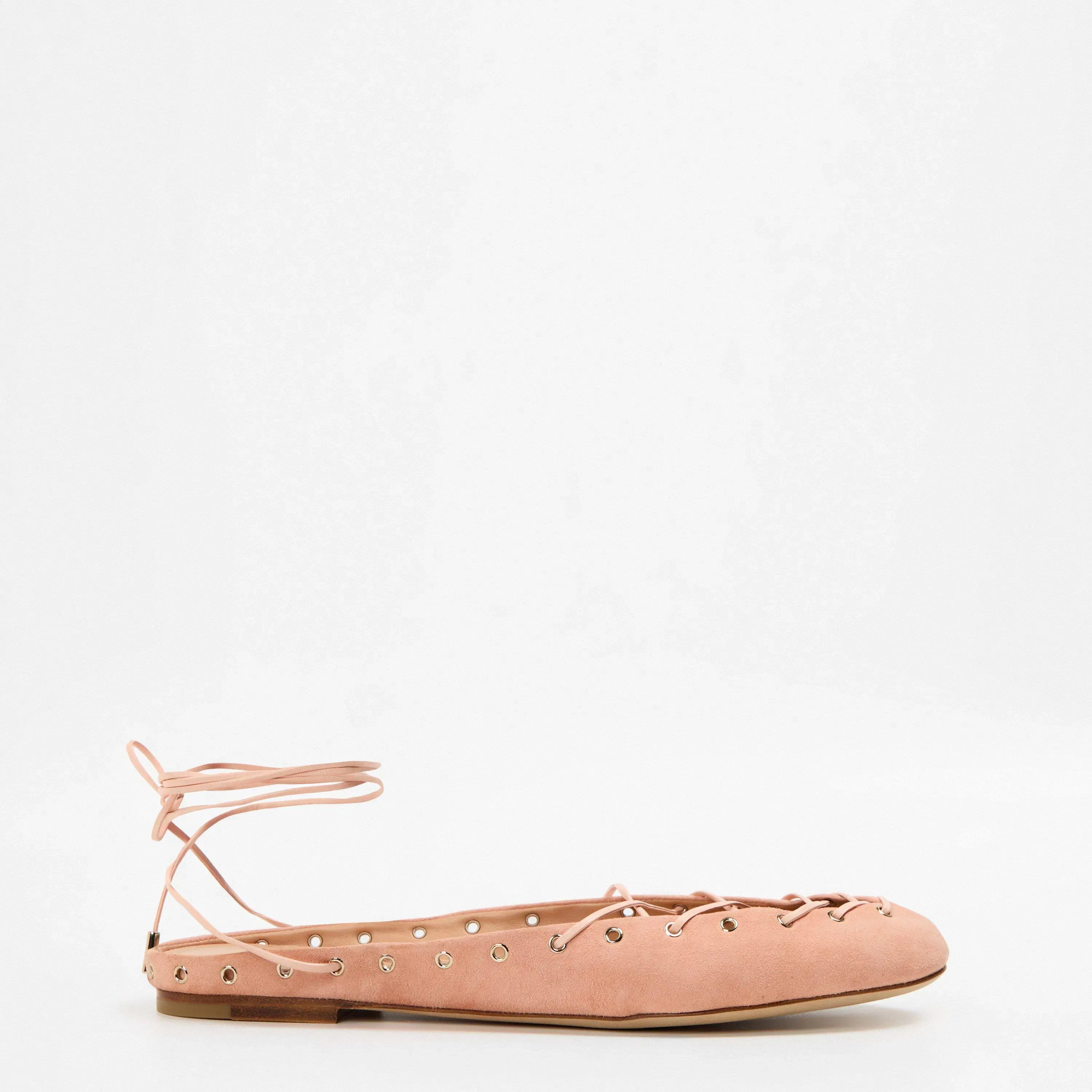 Ghillie Ankle Lacing Flat Ballet Pumps