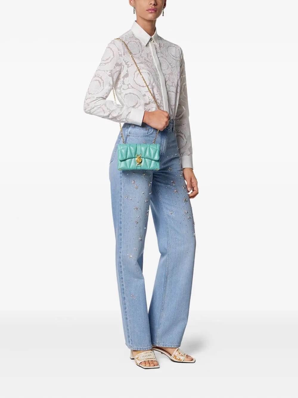 Kleio quilted crossbody bag