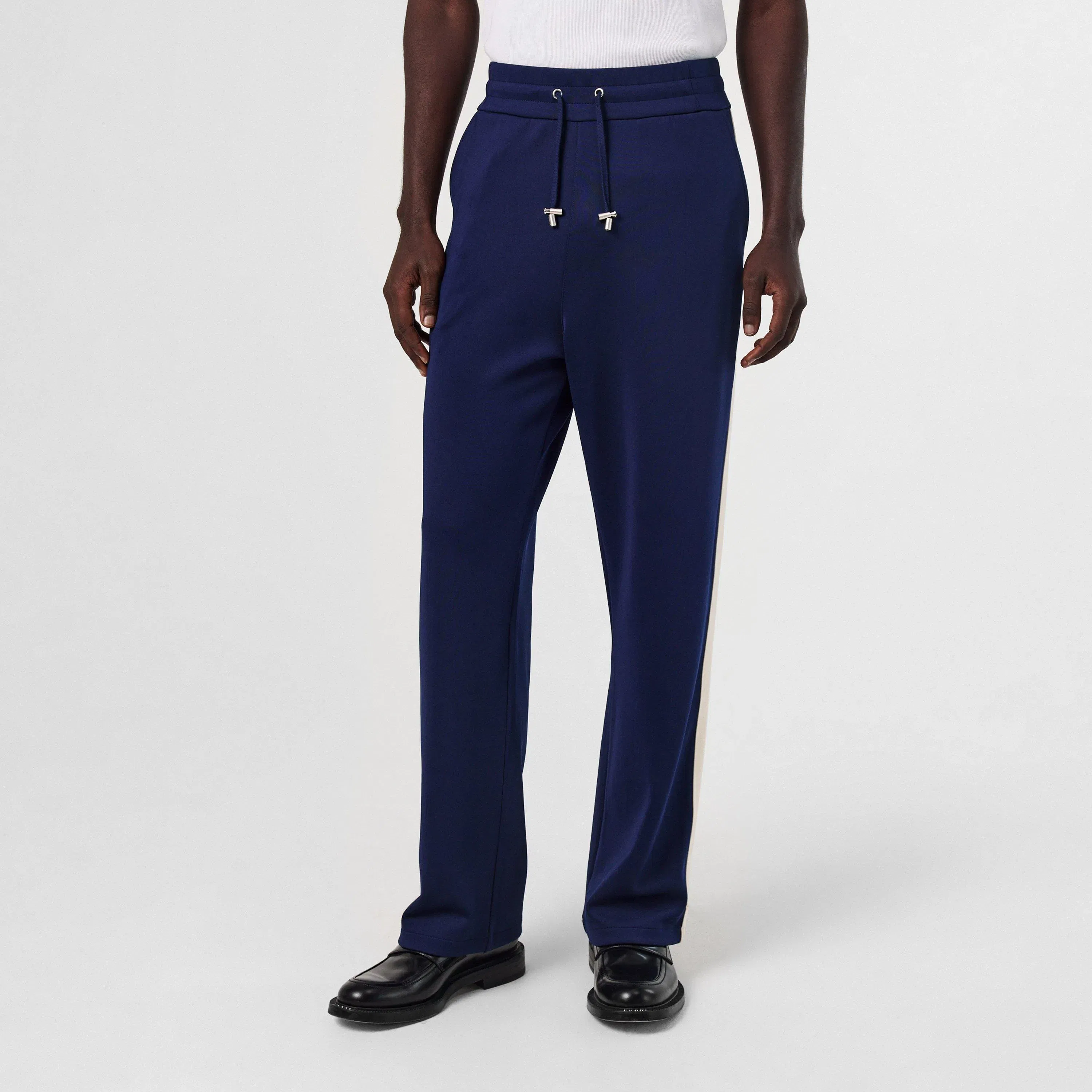 College Open Cuff Woven Joggers