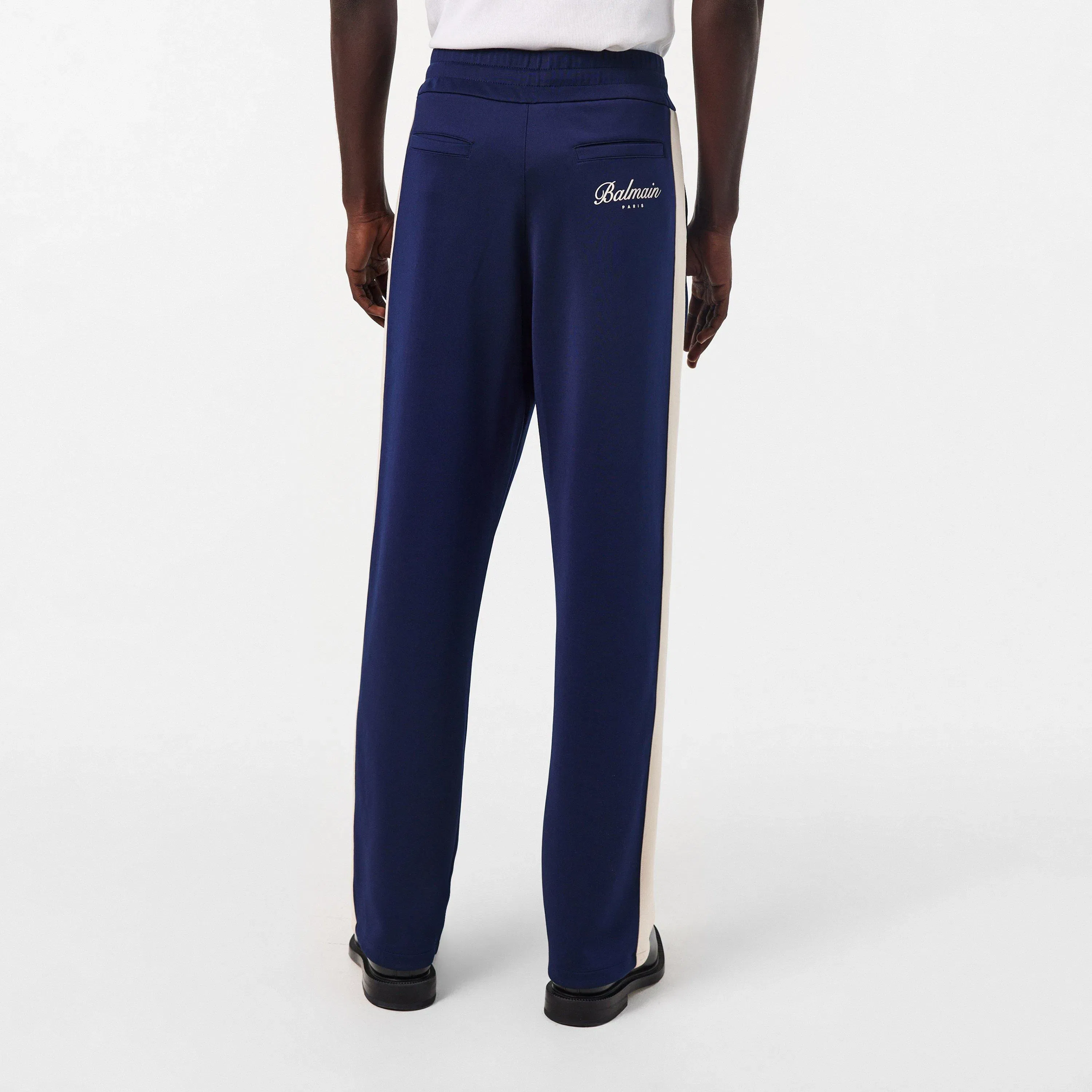 College Open Cuff Woven Joggers