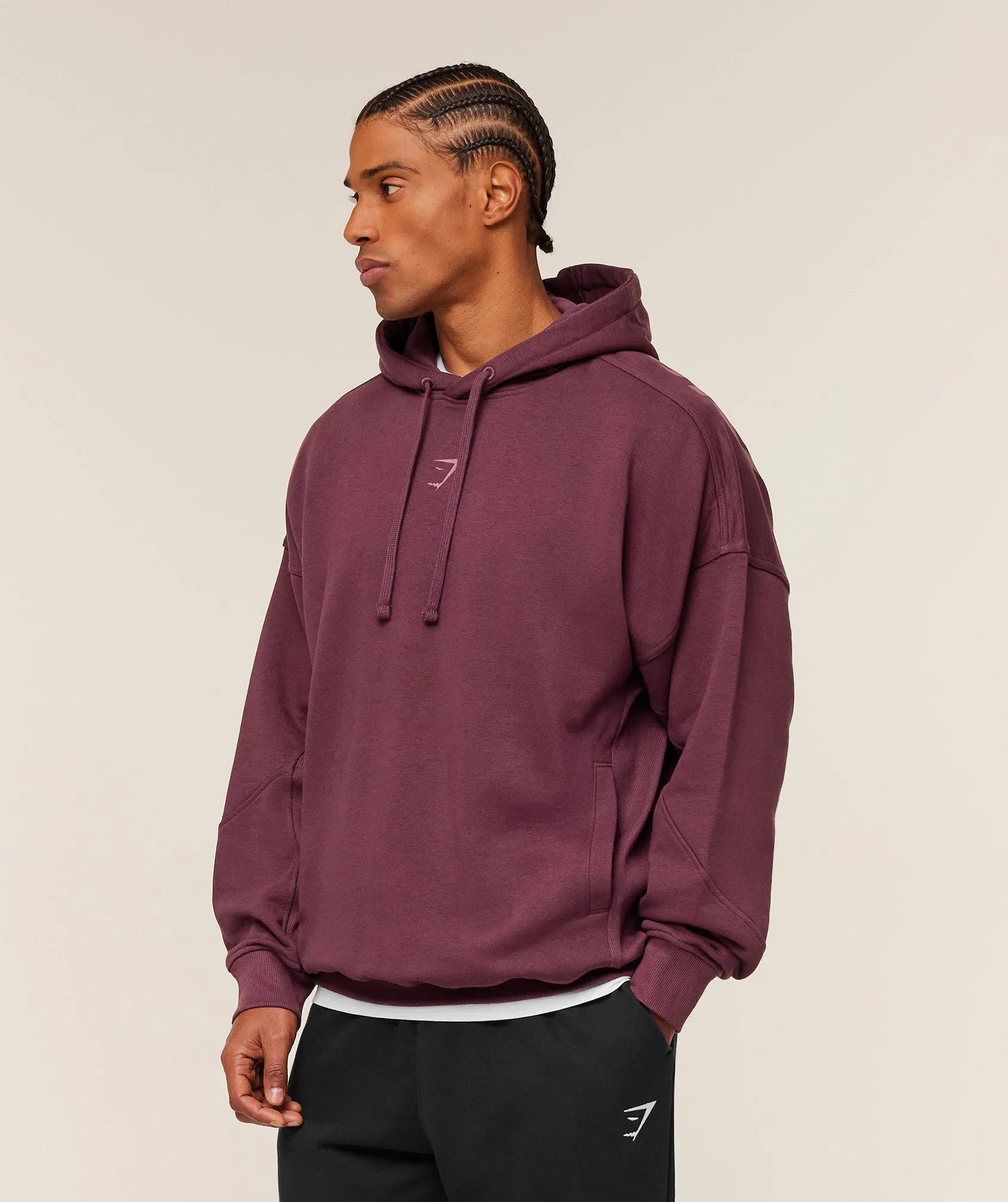 Gymshark Power Hoodie - GS Impact Burgundy