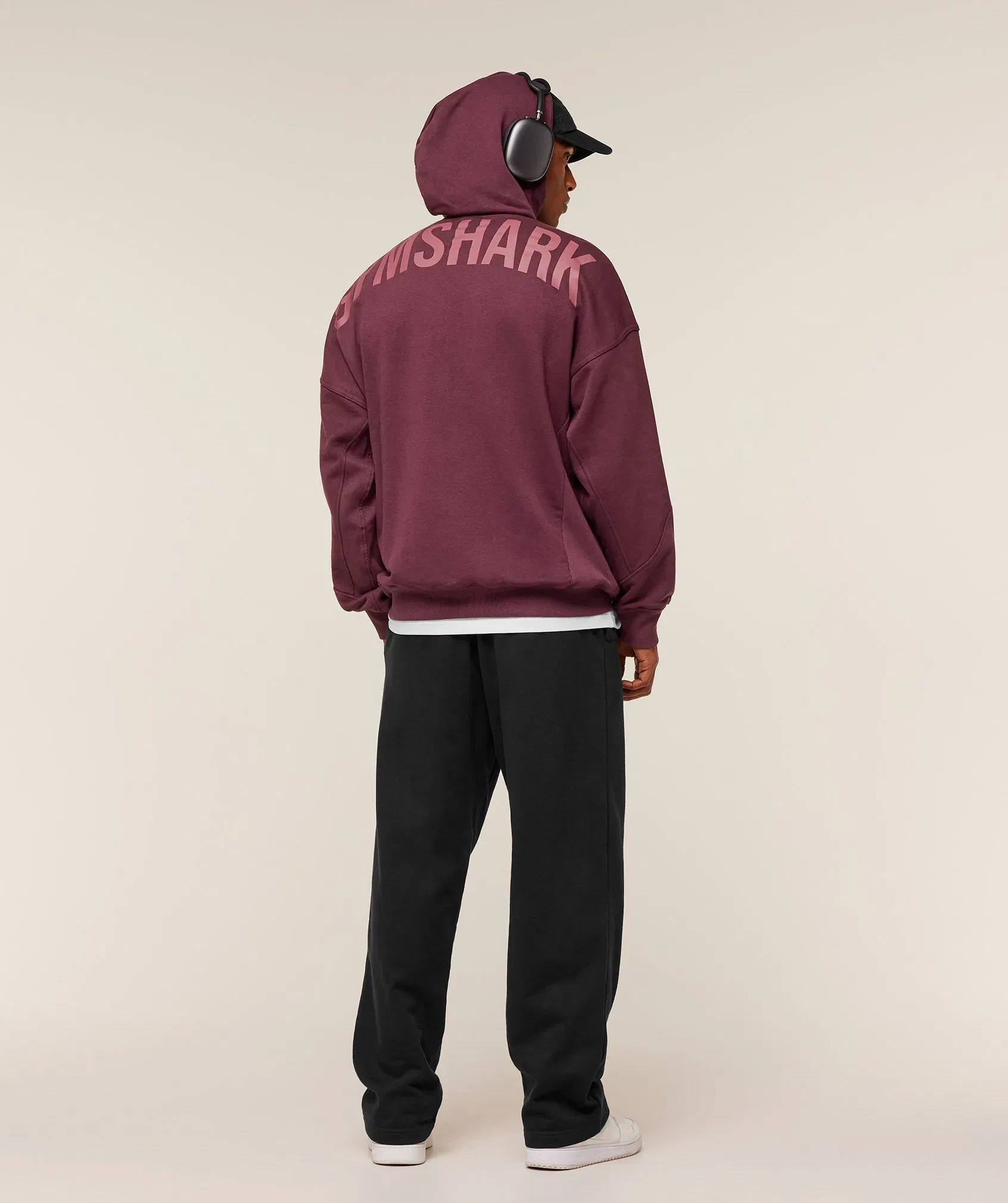 Gymshark Power Hoodie - GS Impact Burgundy