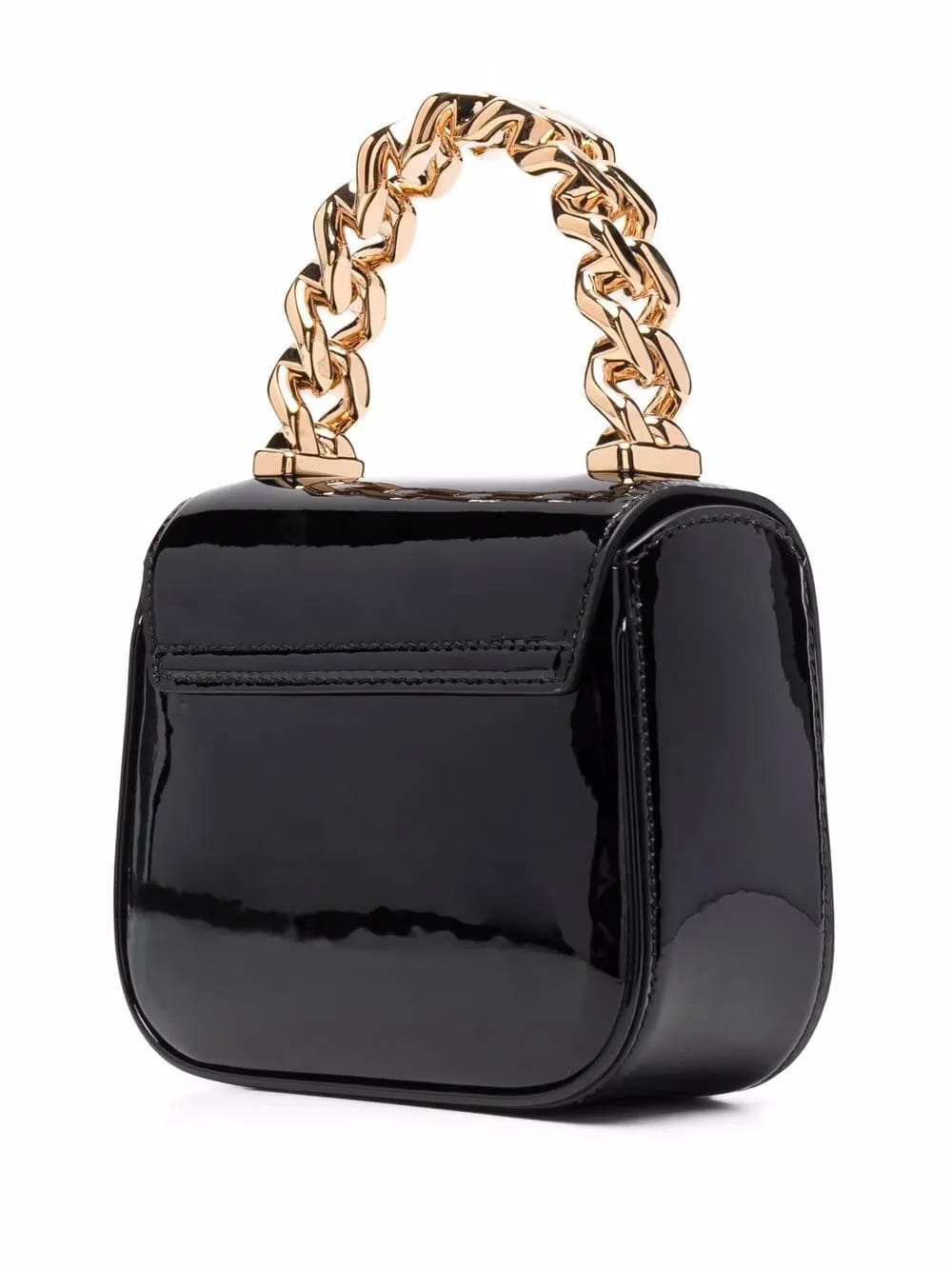 La Medusa patent mini bag