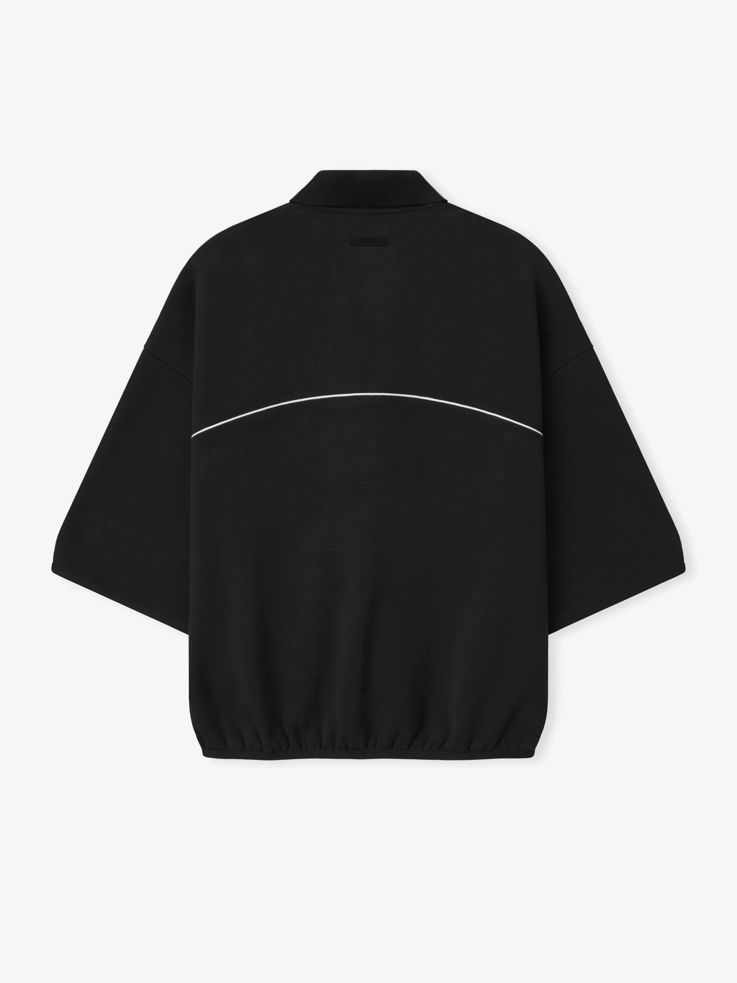 Essentials Active Trace 3/4 Sleeve Modern Polo Sweatshirt Vintage Black