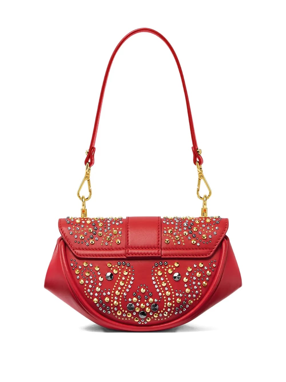 Virtus crystal-embellished shoulder bag