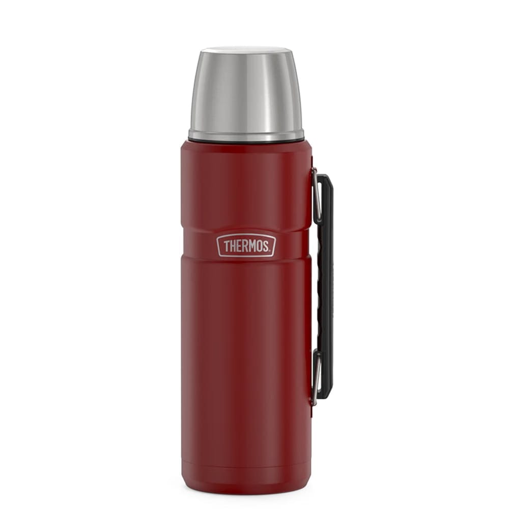 Thermos 40oz Stainless King Beverage Bottle Rustic Red