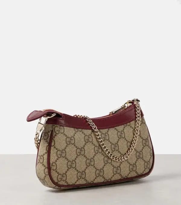 GG Mini Panda Appliqué Shoulder Bag