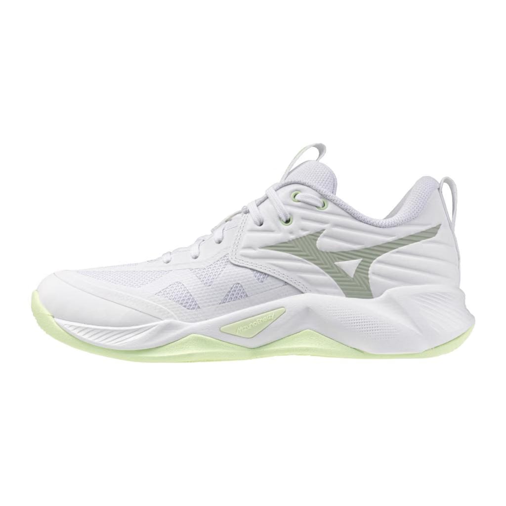 Mizuno Women's Wave Momentum Pro Volleyball Shoe White Ambrosia