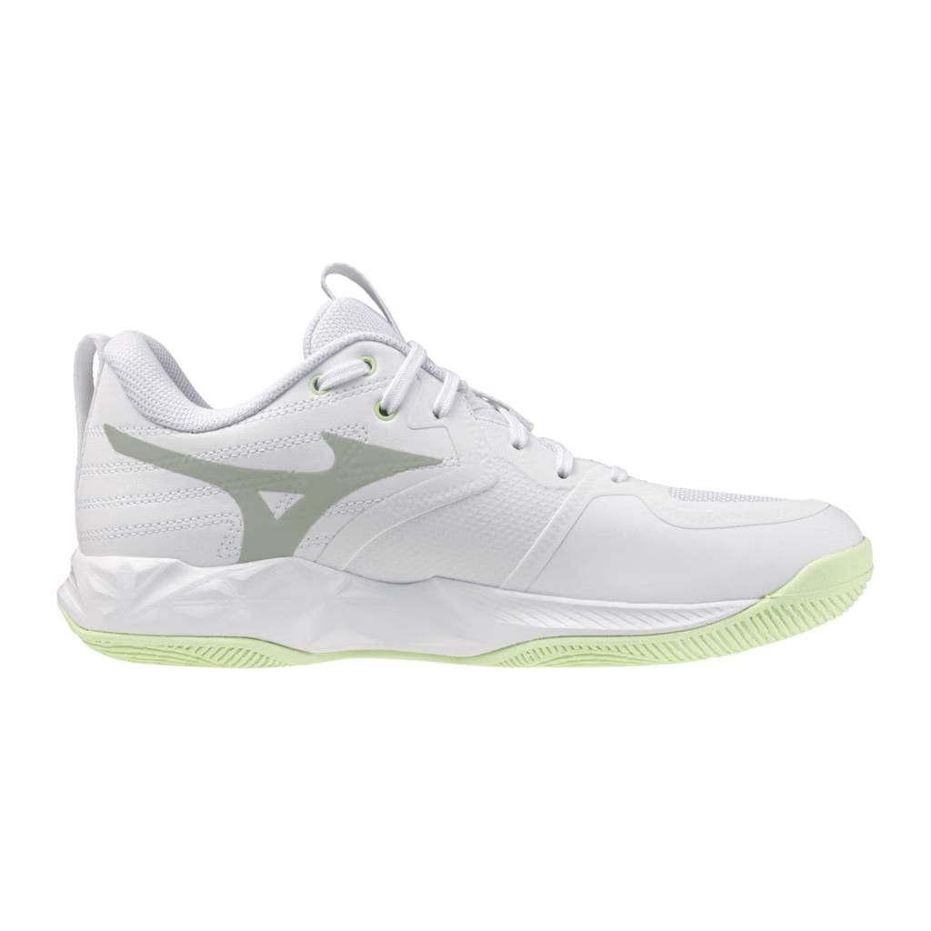 Mizuno Women's Wave Momentum Pro Volleyball Shoe White Ambrosia