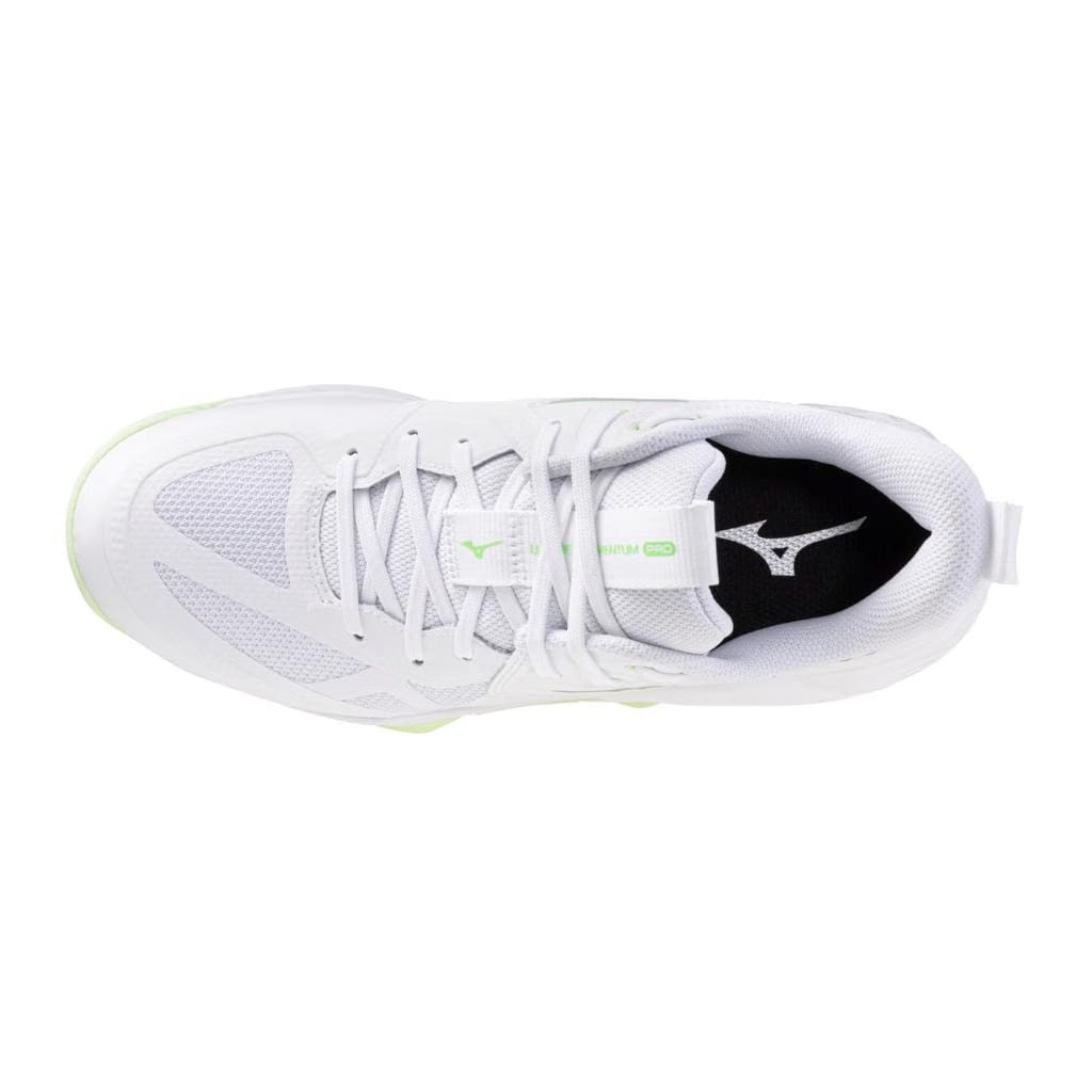 Mizuno Women's Wave Momentum Pro Volleyball Shoe White Ambrosia