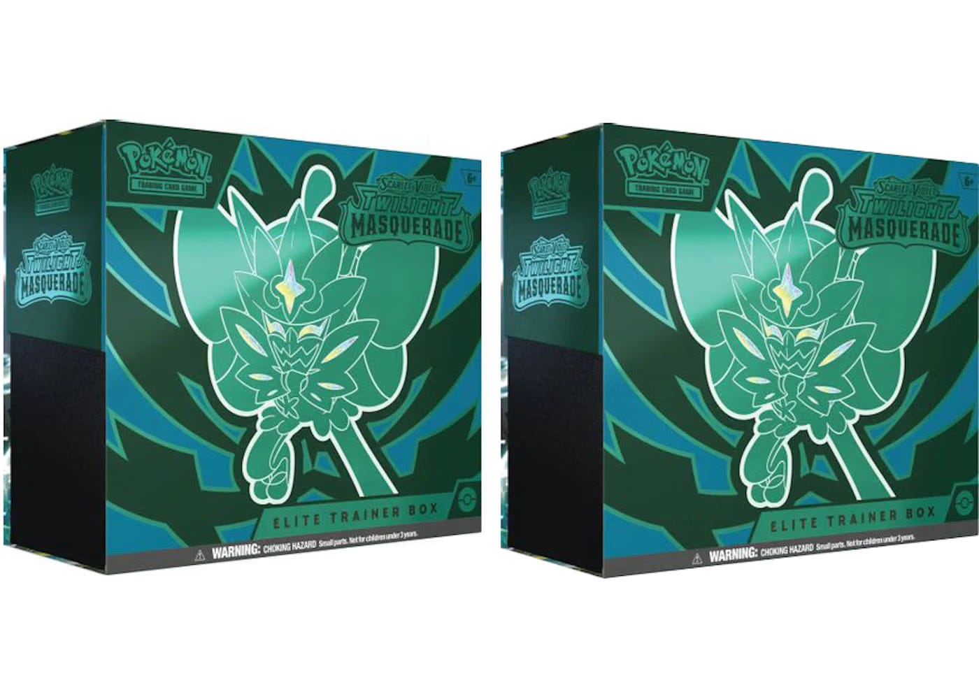 Pokemon Scarlet & Violet Twilight Masquerade Elite Tainer Box 2X Lot