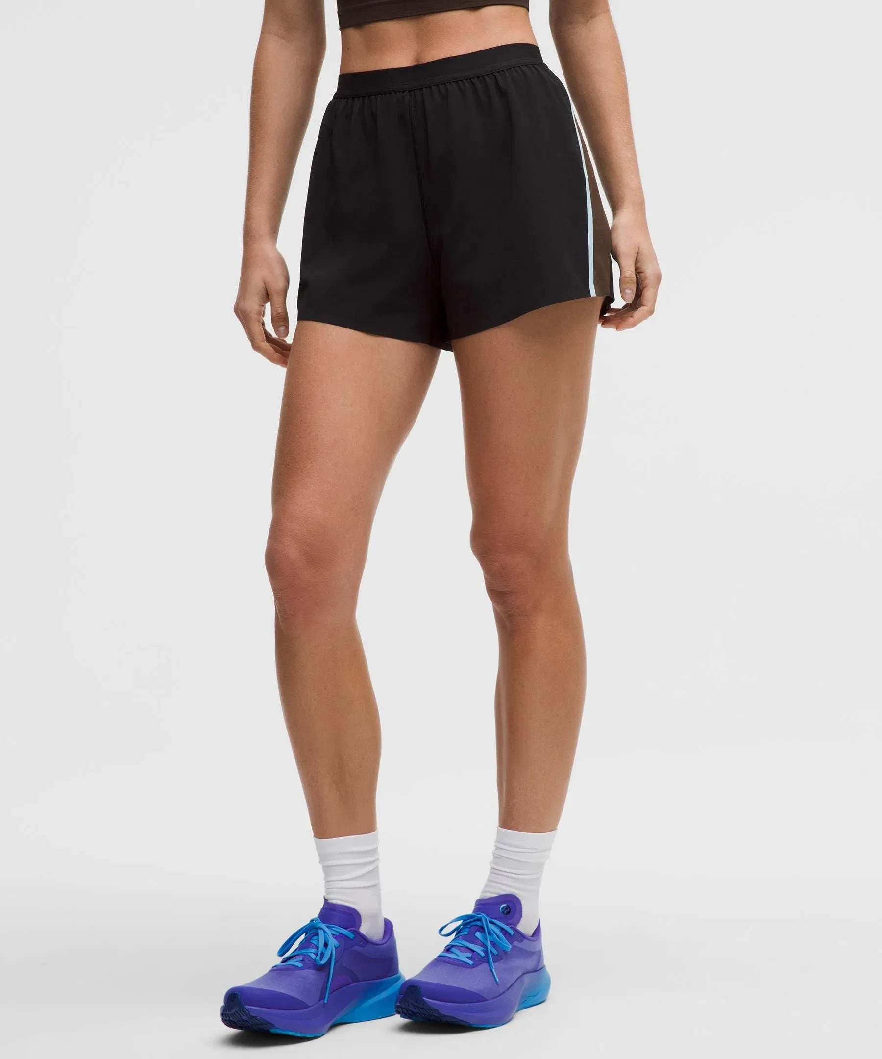 Lululemon Women's High-Rise Split Short 3" *Stripe