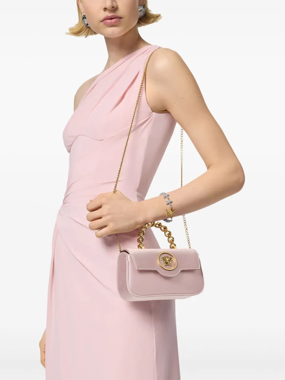 La Medusa satin mini bag