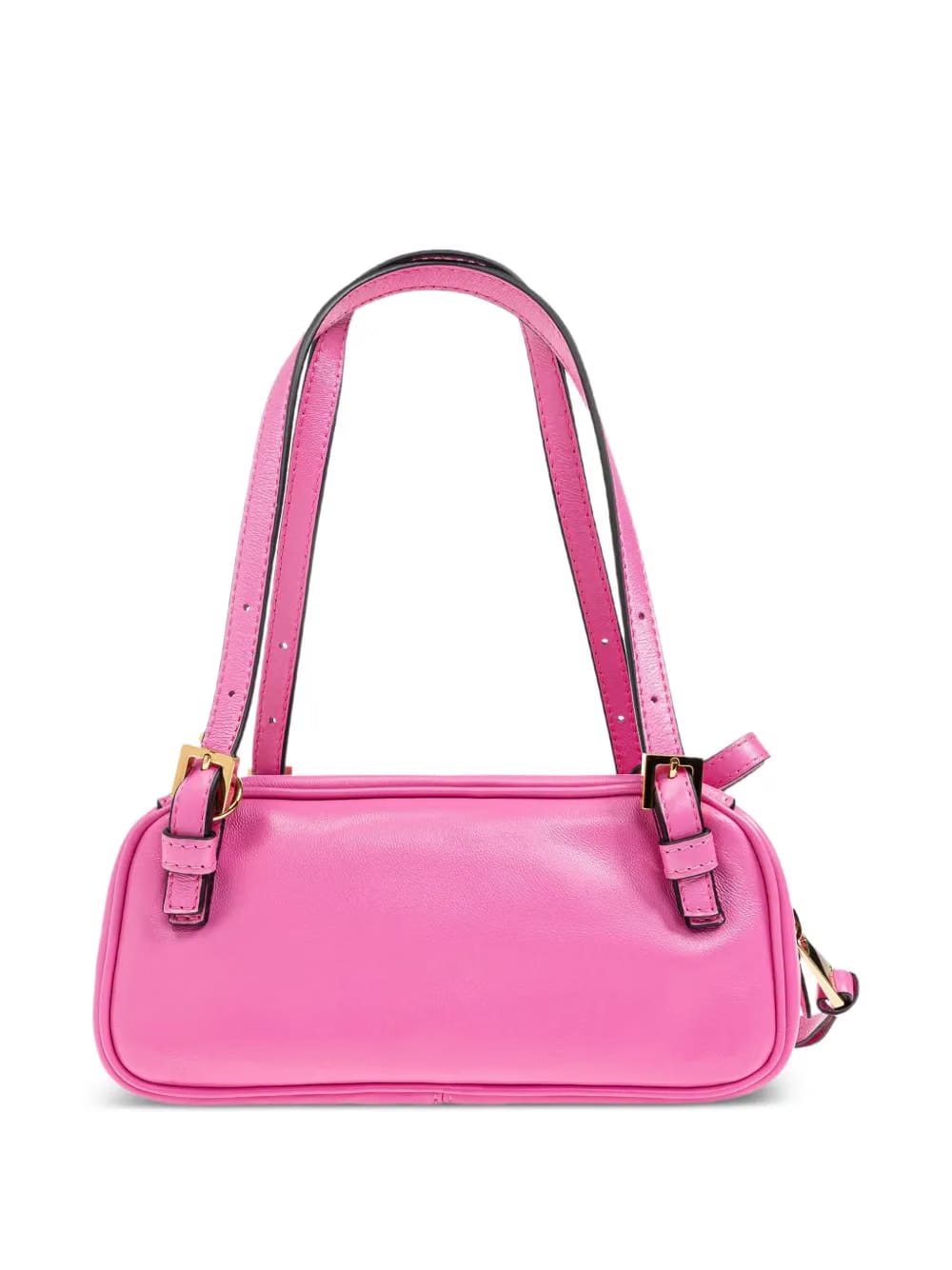 logo-embroidered shoulder bag