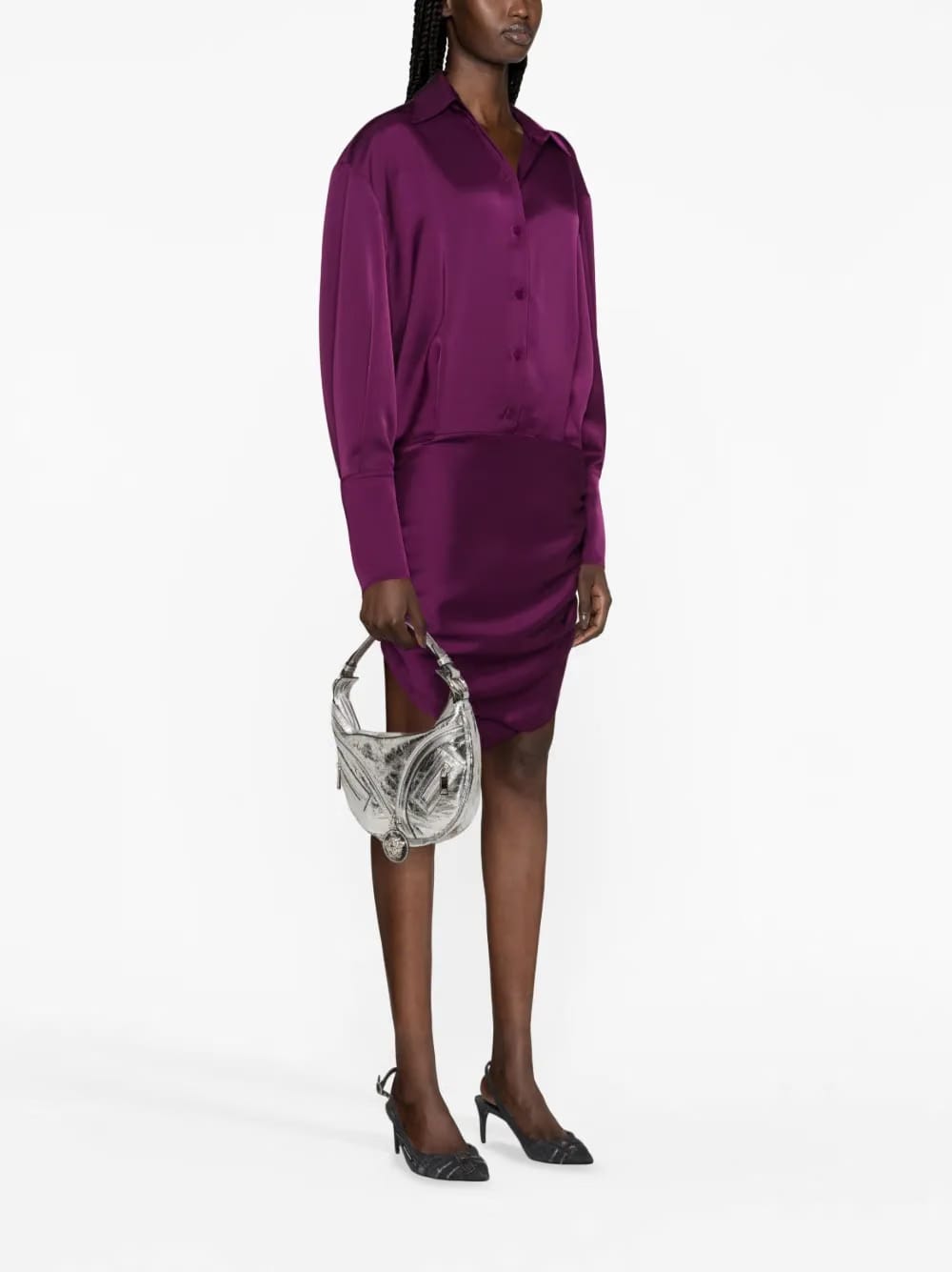 small Repeat metallic-effect shoulder bag