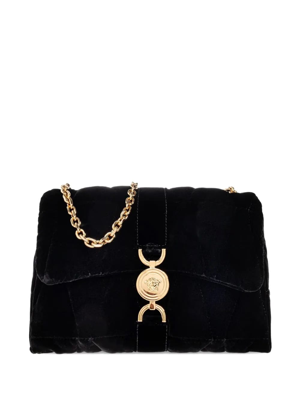 quilted chain tote bag