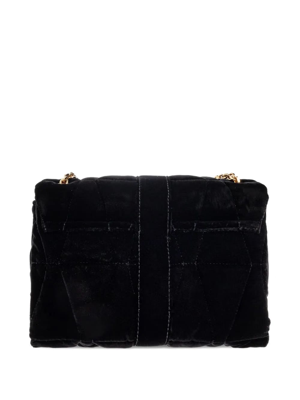 quilted chain tote bag