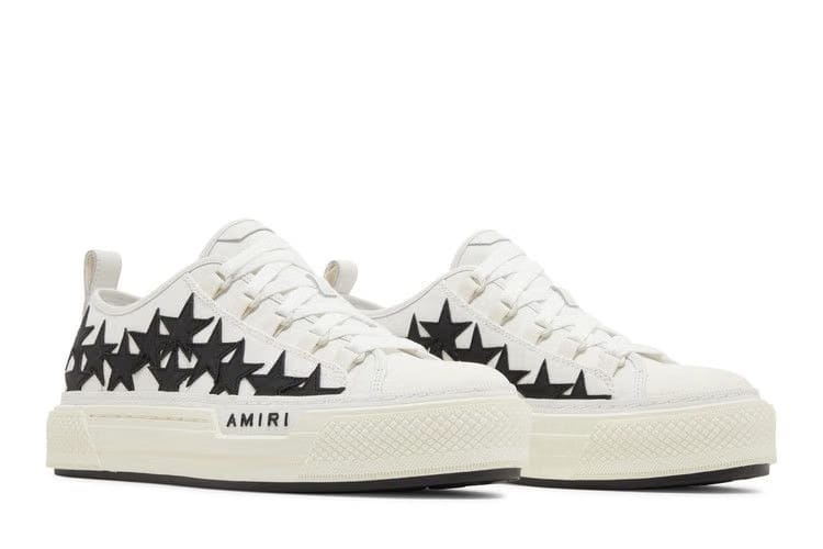 Amiri Stars Court Low White Black