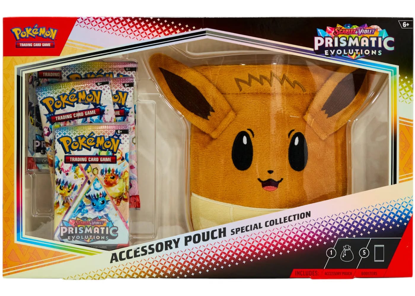 Pokemon Scarlet & Violet Prismatic Evolutions Accessory Pouch Special Collection