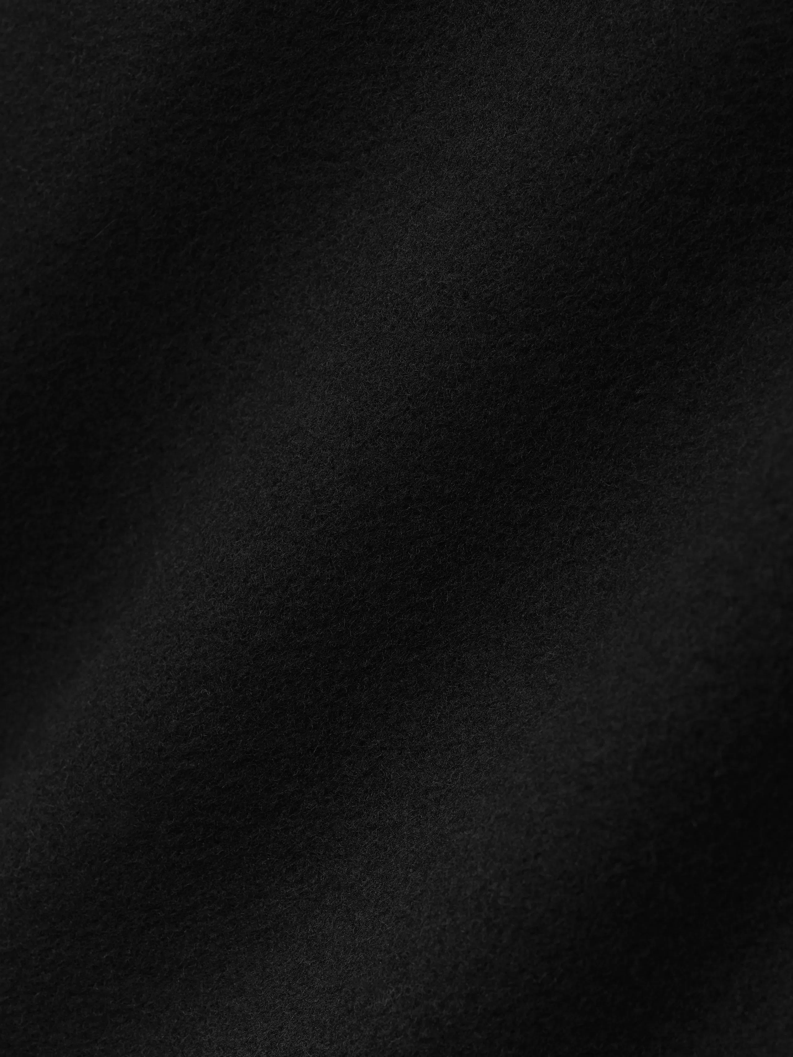 Essentials Double Face Wool Cashmere Flared Pants Black