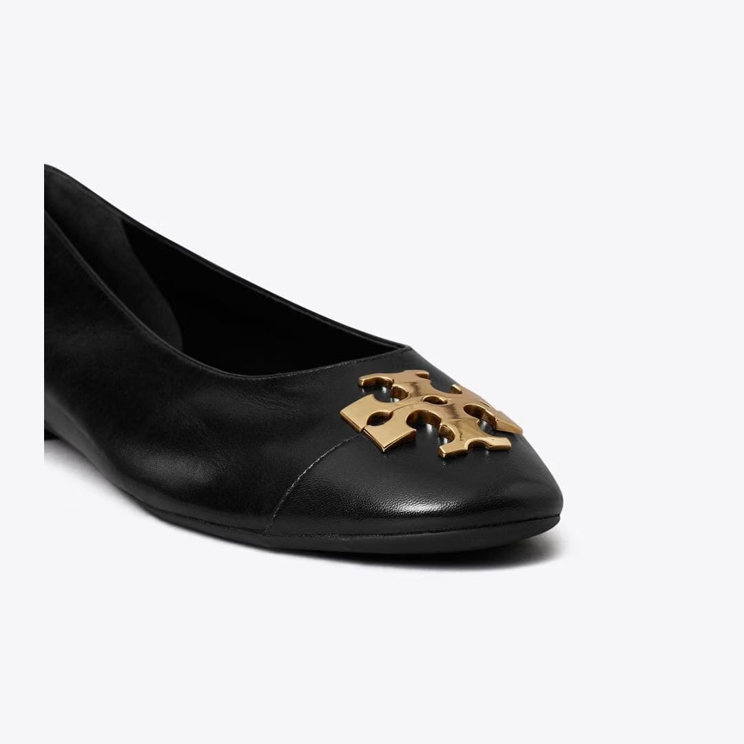 Tory Burch Charlie Ballet PERFECT BLACK / GOLD