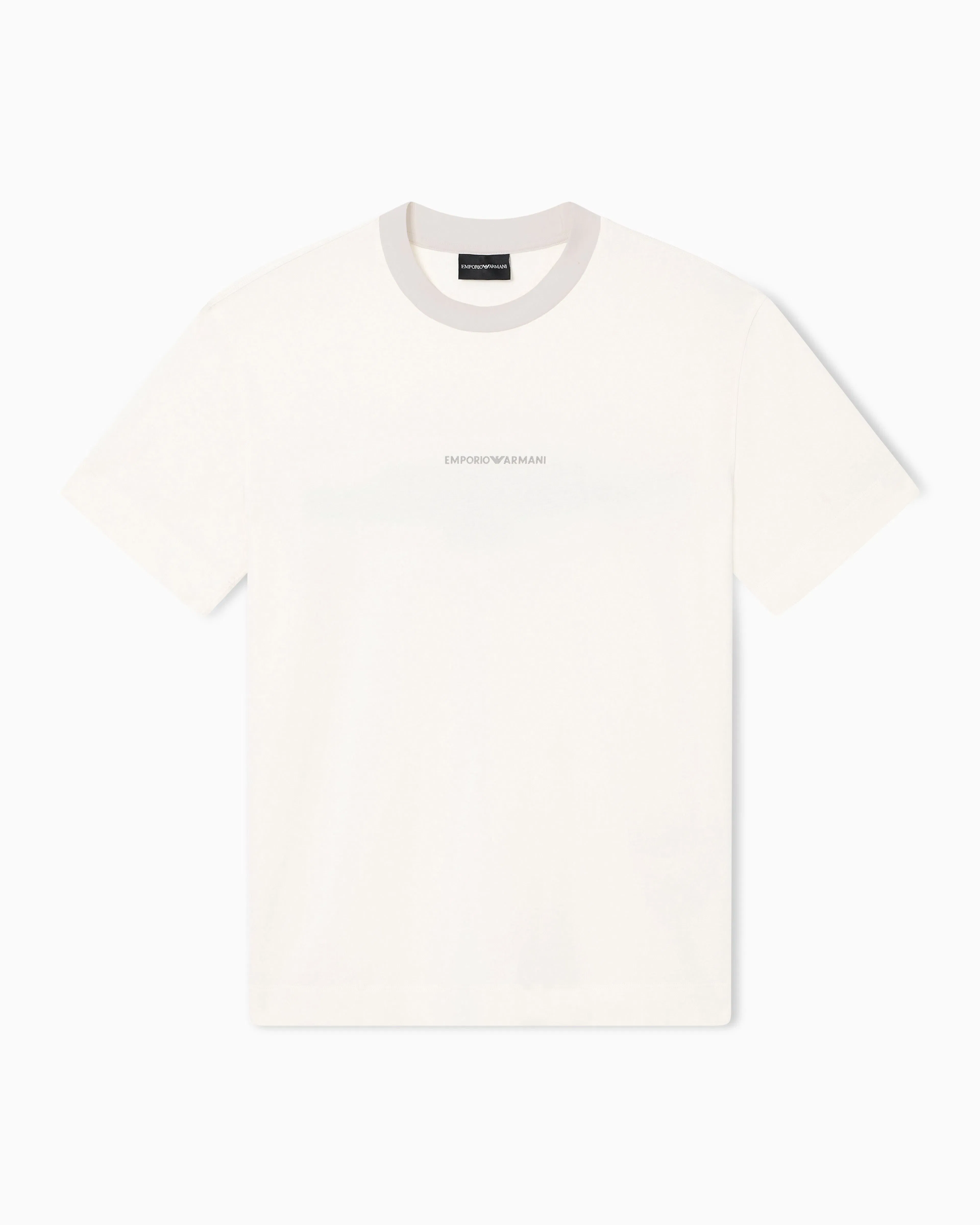 Emporio Armani Heavy jersey T-shirt with EA Generation embroidery