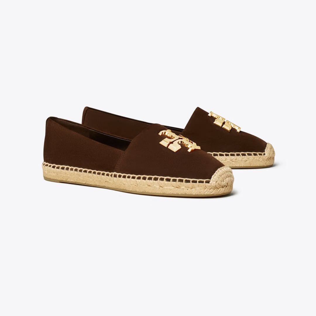 Tory Burch Eleanor Espadrille DARK COCOA / GOLD