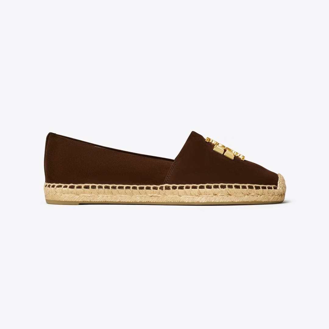 Tory Burch Eleanor Espadrille DARK COCOA / GOLD