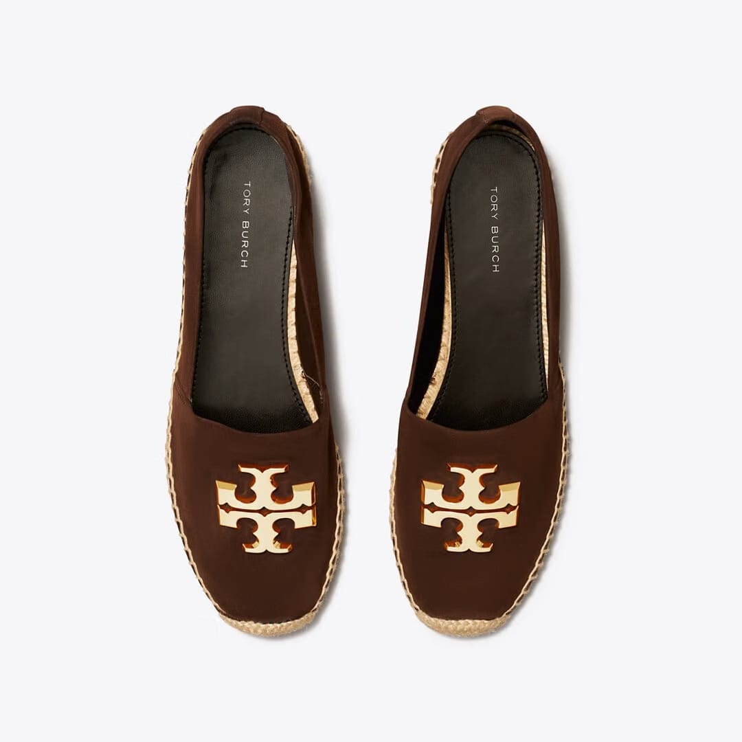 Tory Burch Eleanor Espadrille DARK COCOA / GOLD