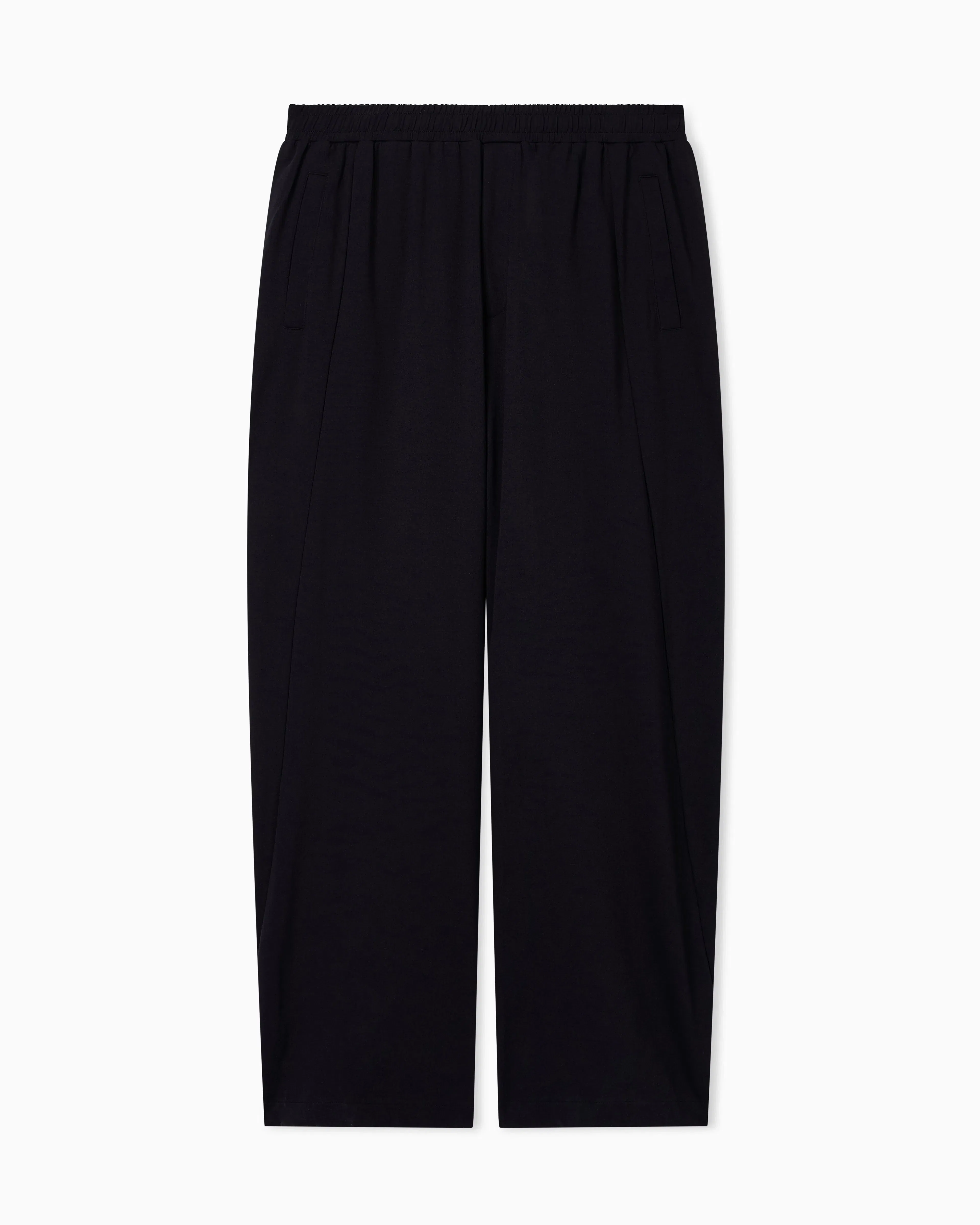 Emporio Armani Jersey trousers with an elasticated waist