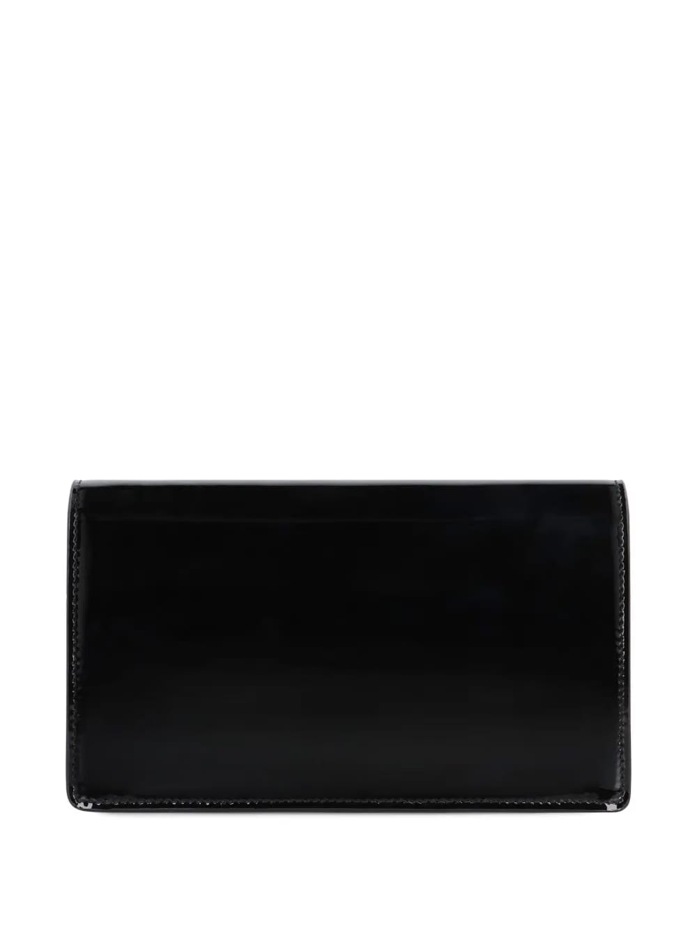 Medusa patent-leather clutch bag