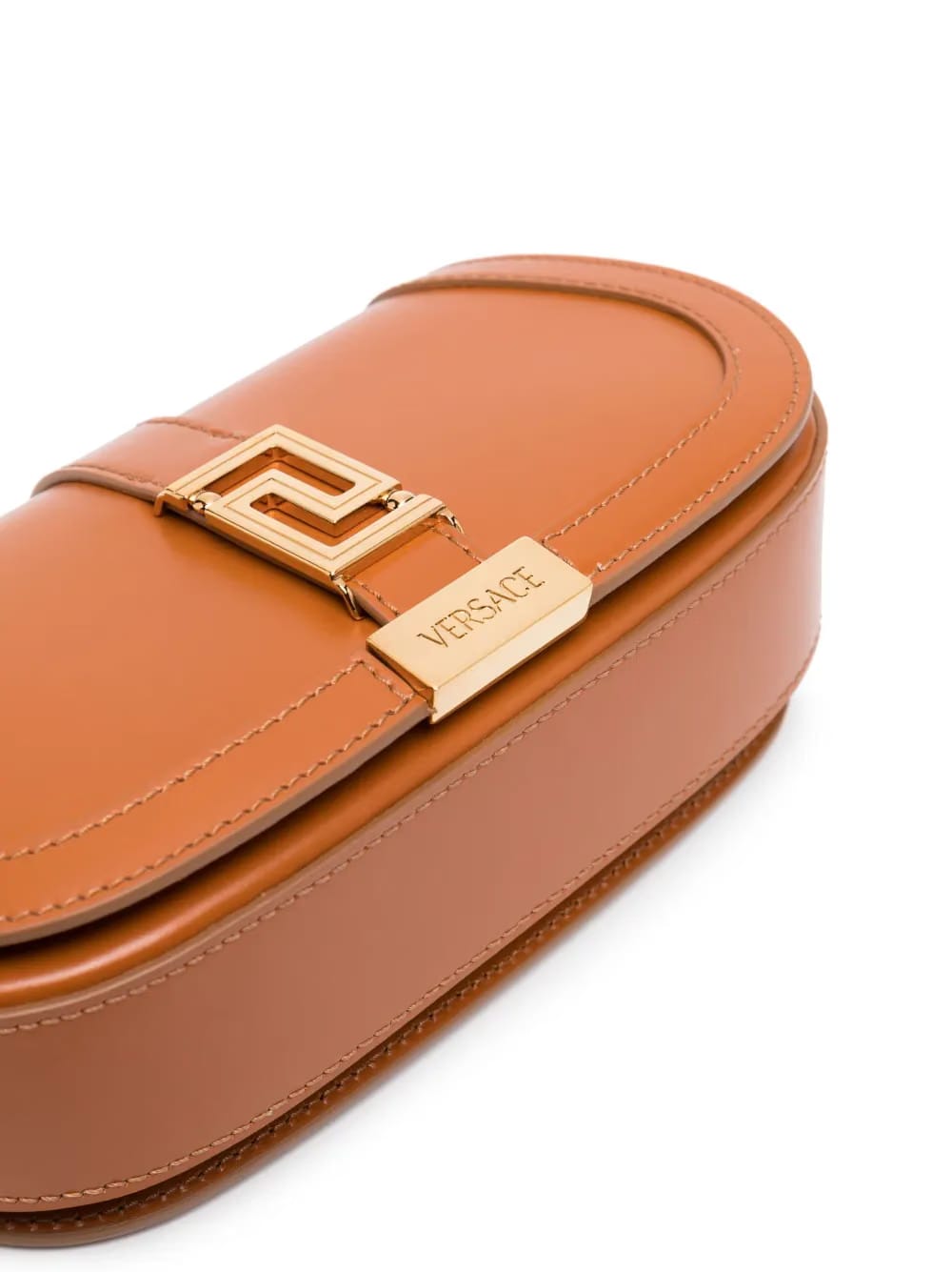 Mini Greca Goddess leather shoulder bag